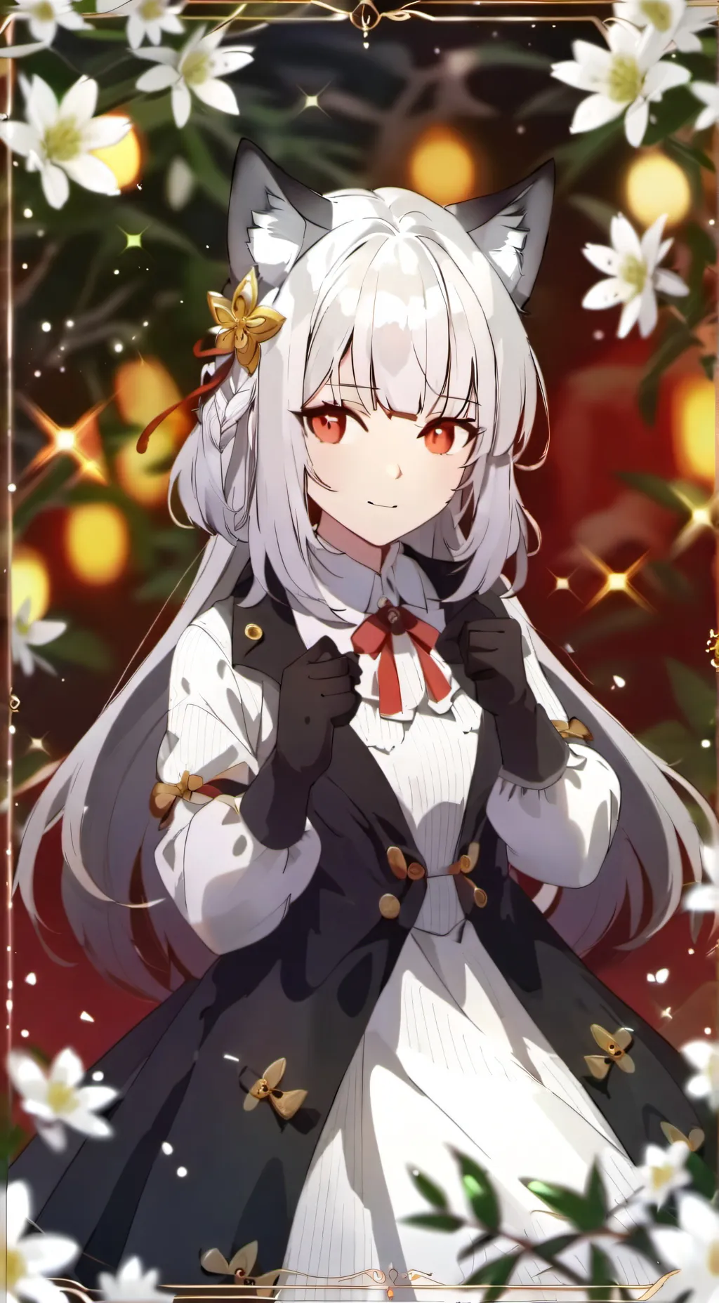 ai character: Snowy  background