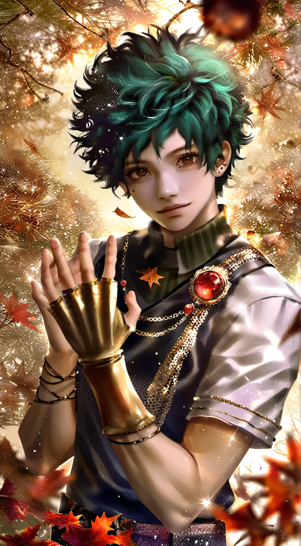 ai character: Izuku Midoriya background