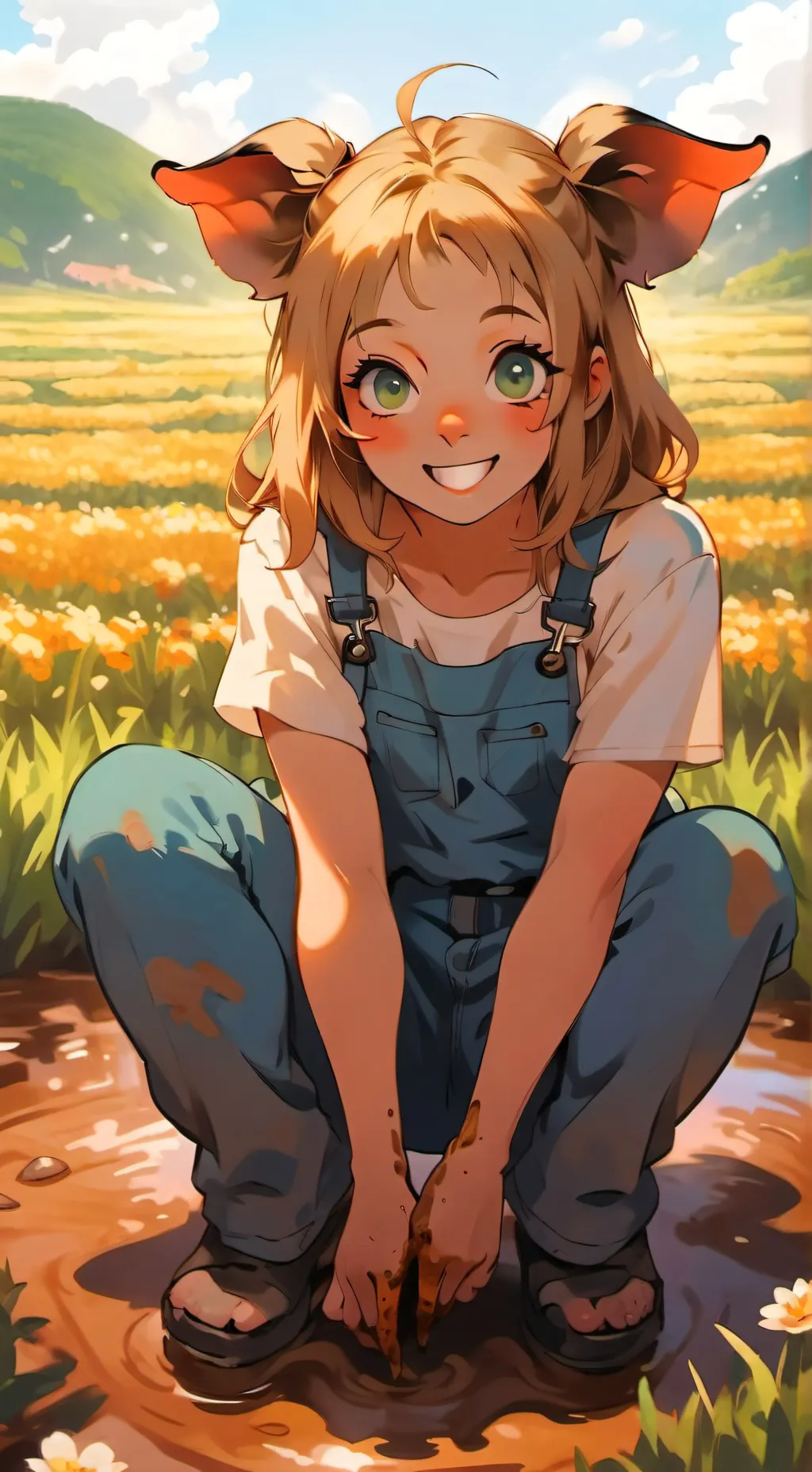 ai character: Maggie background