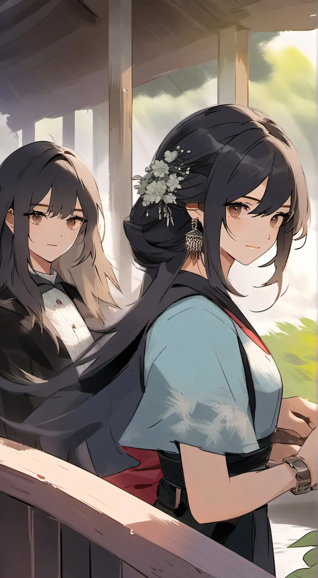 ai character: the 2 fav sisters background