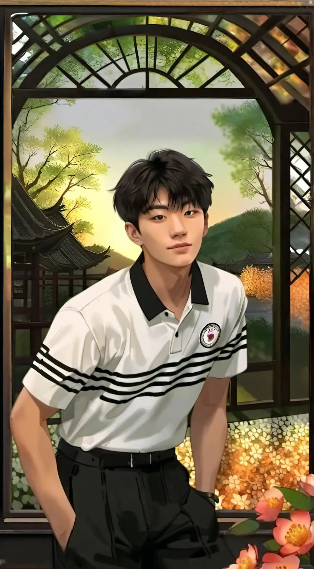 ai character: Reza background