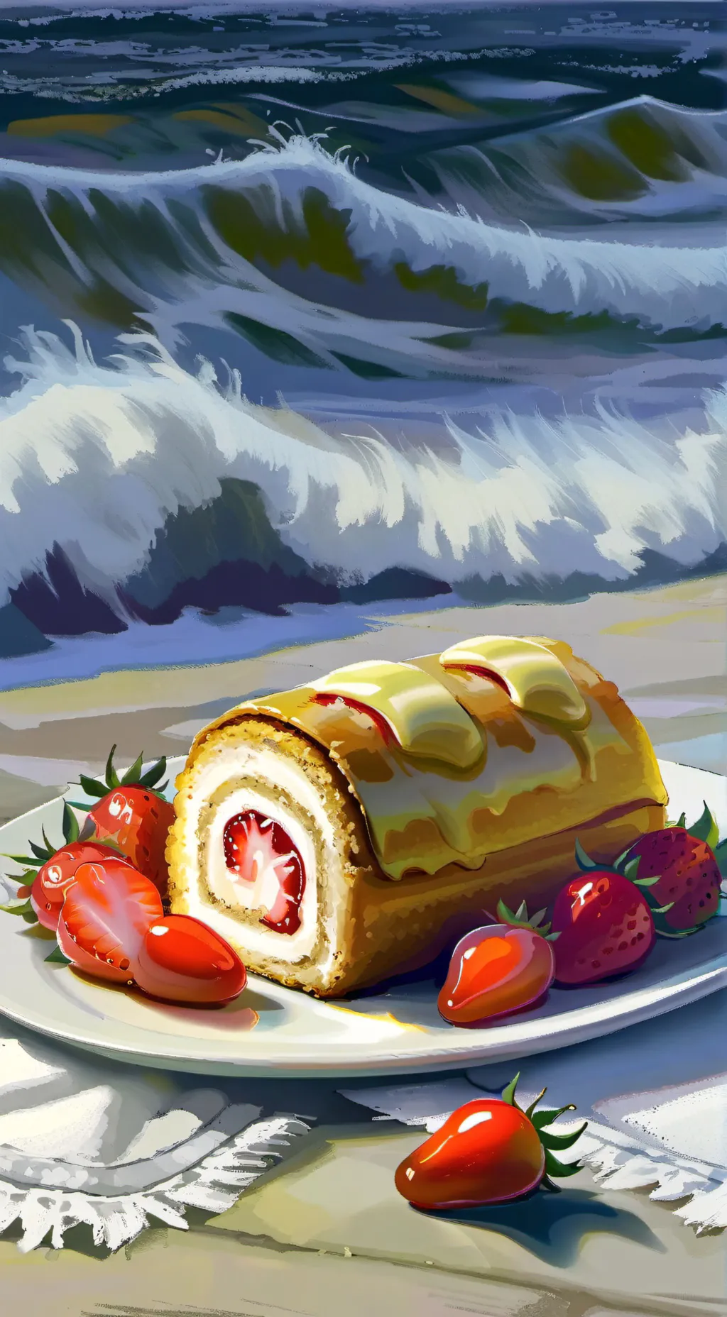 ai character: ✿ Fruitcake!✿ background