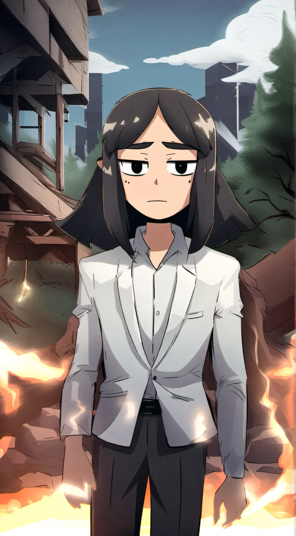 ai character: Stacey Pilgrim background