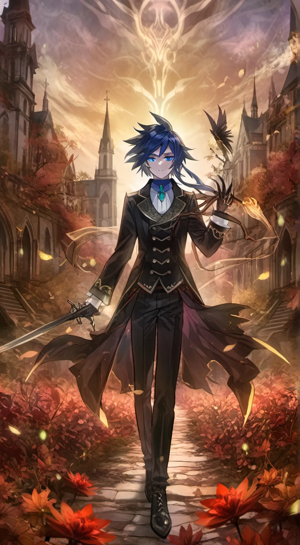ai character: marchant d'âme  background