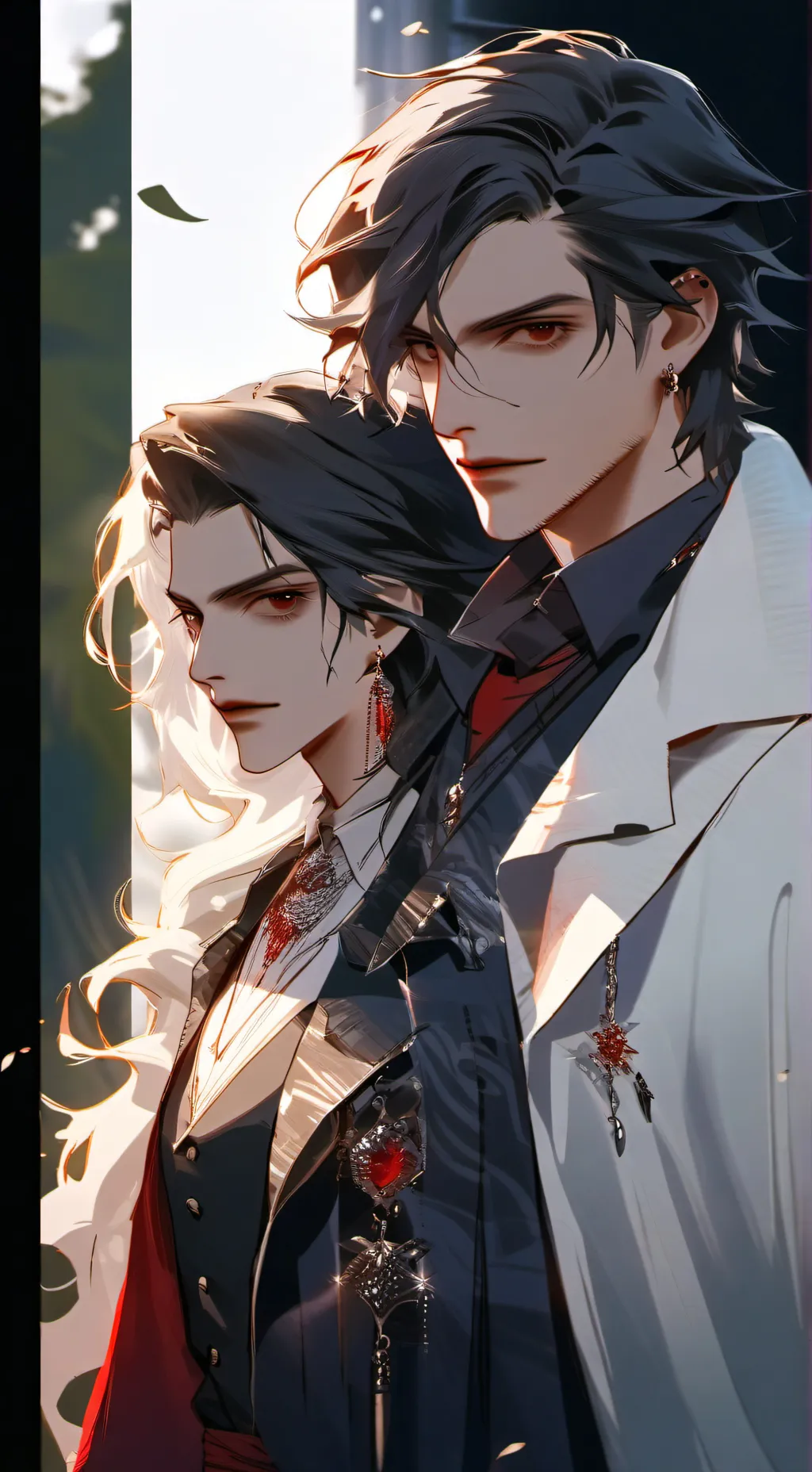 ai character: Alejandro y Alexis background