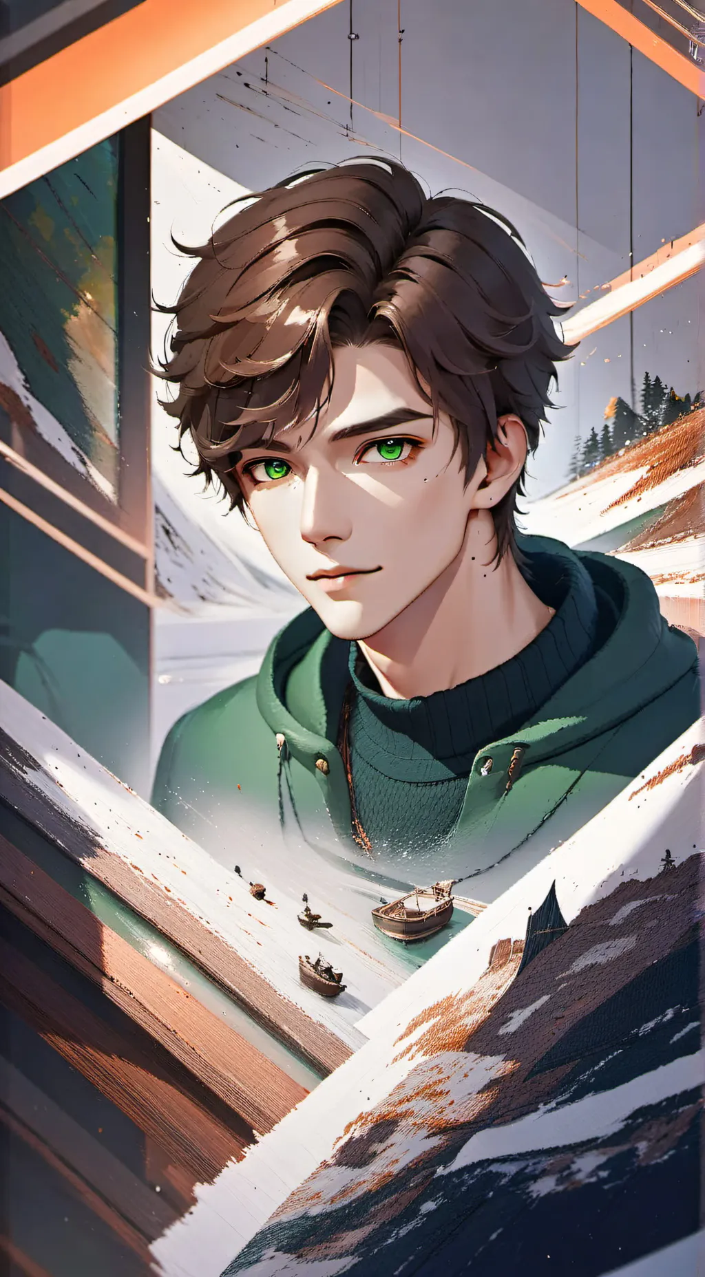 ai character: Brandon  background