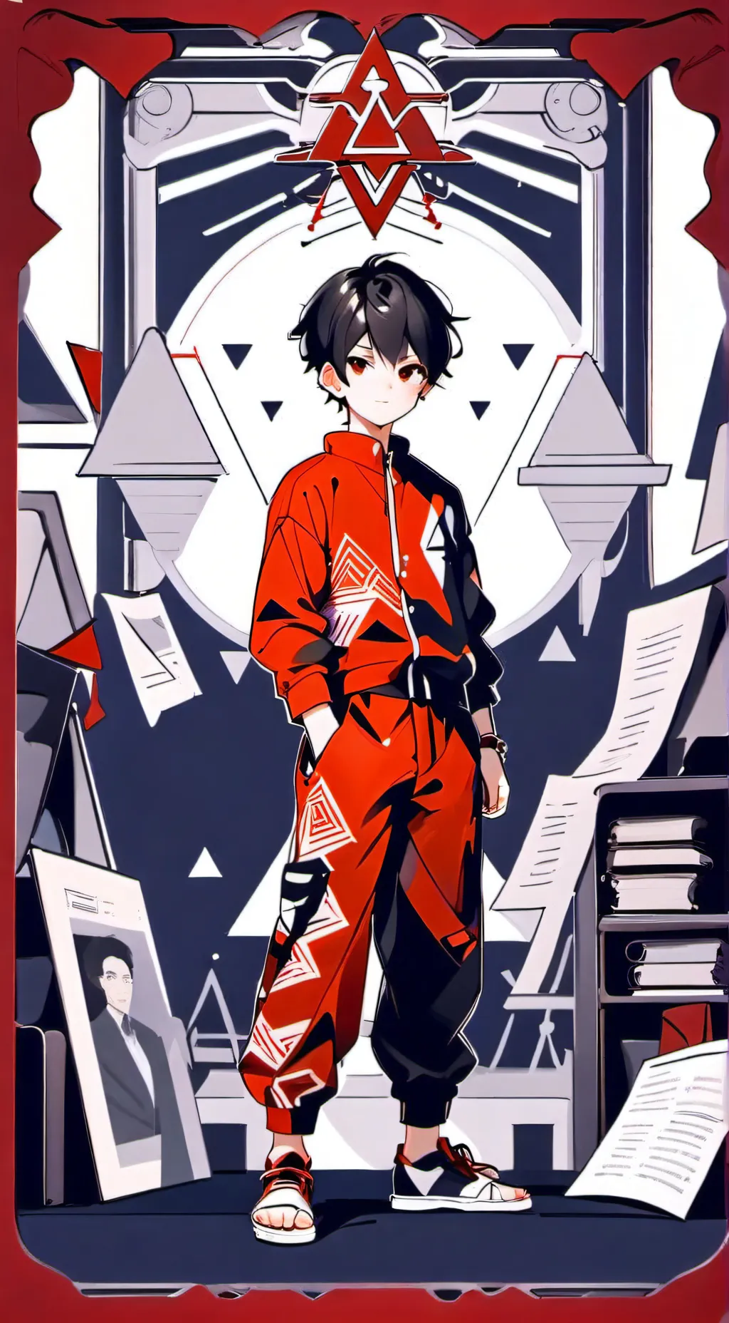 ai character: cash background