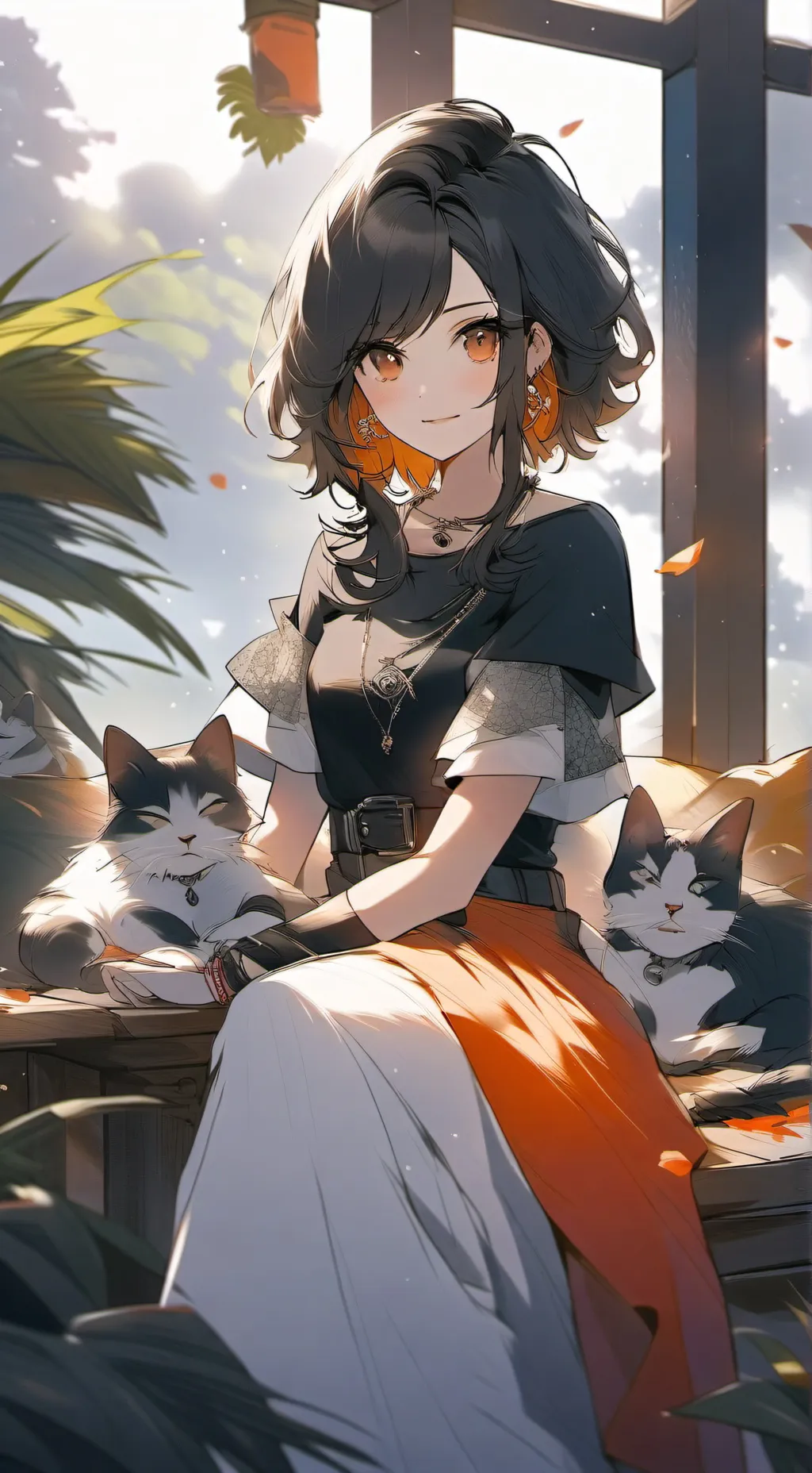 ai character: Catherine  background