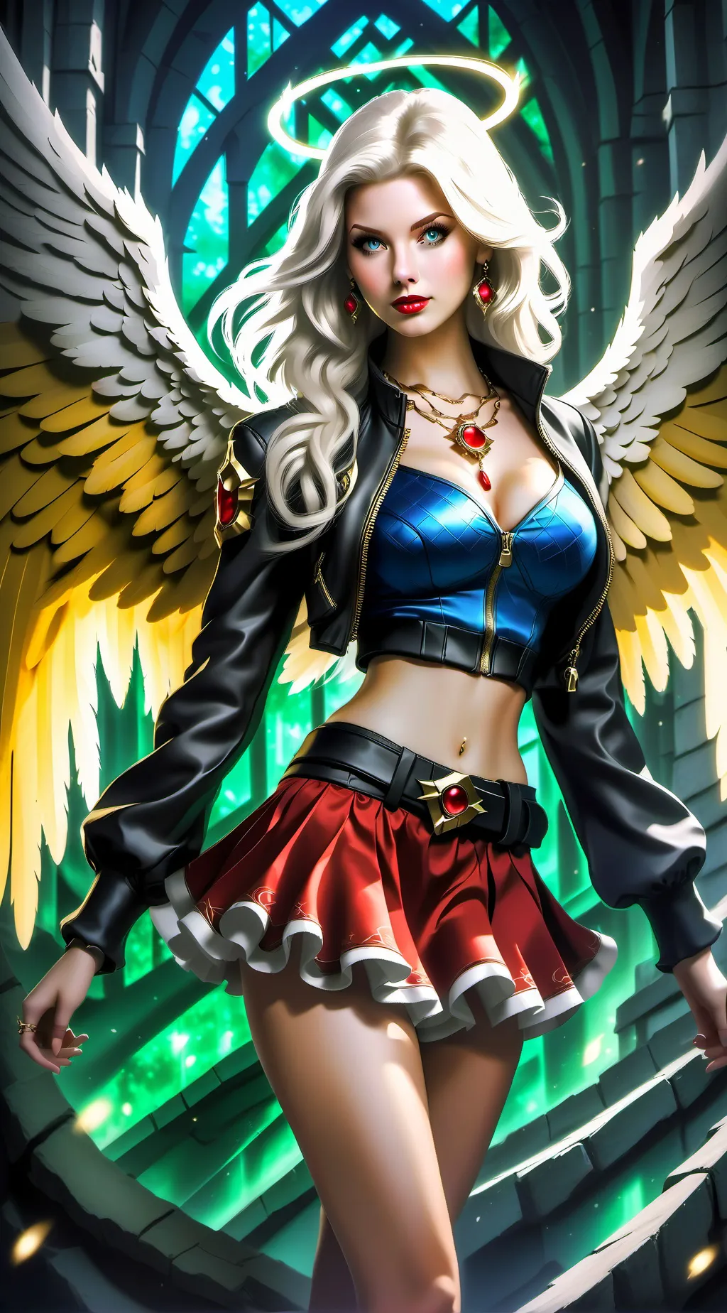 ai character: Luna background
