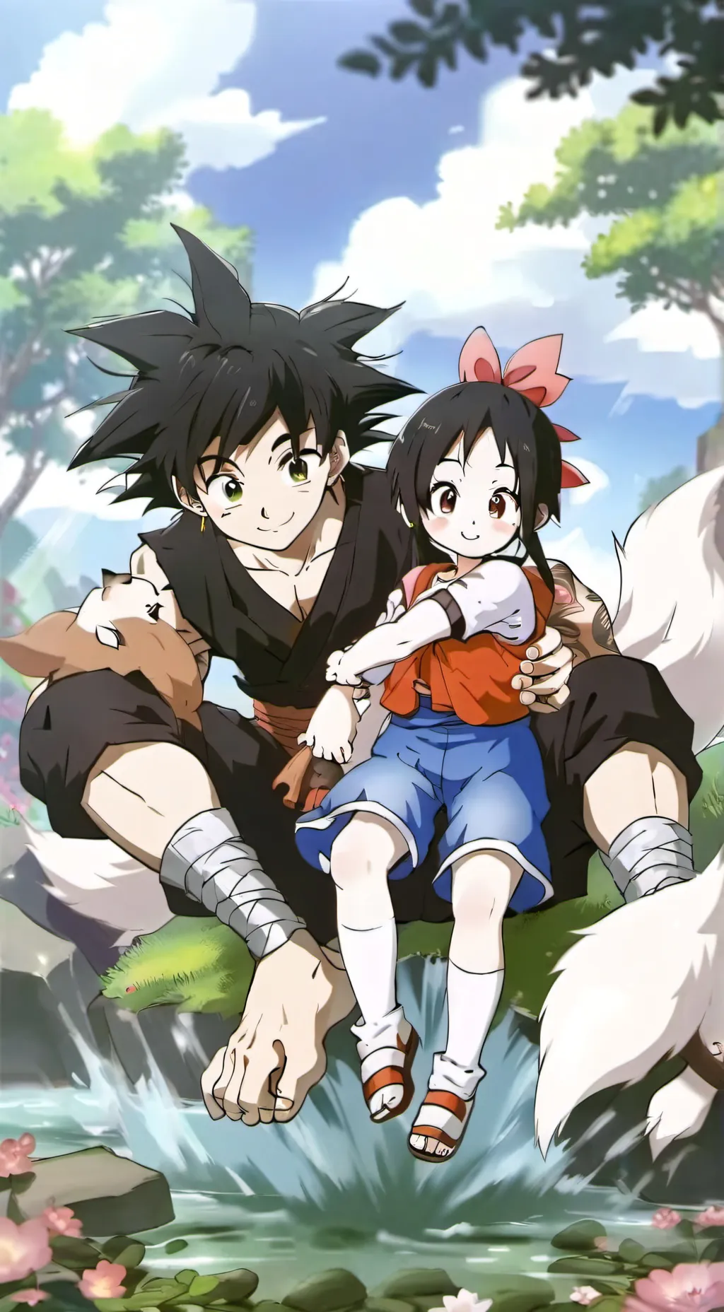 ai character: Son Goku background