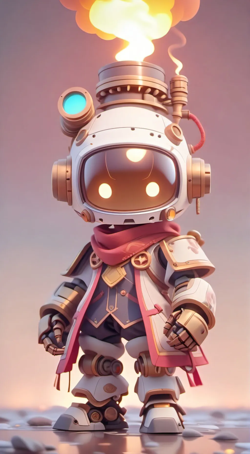 ai character: steamy background