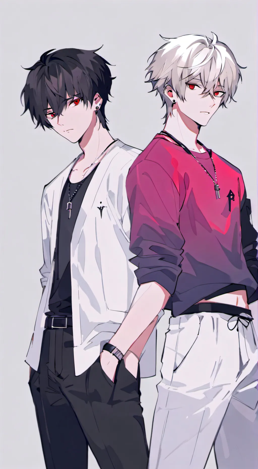 ai character: Calub and Jacob background