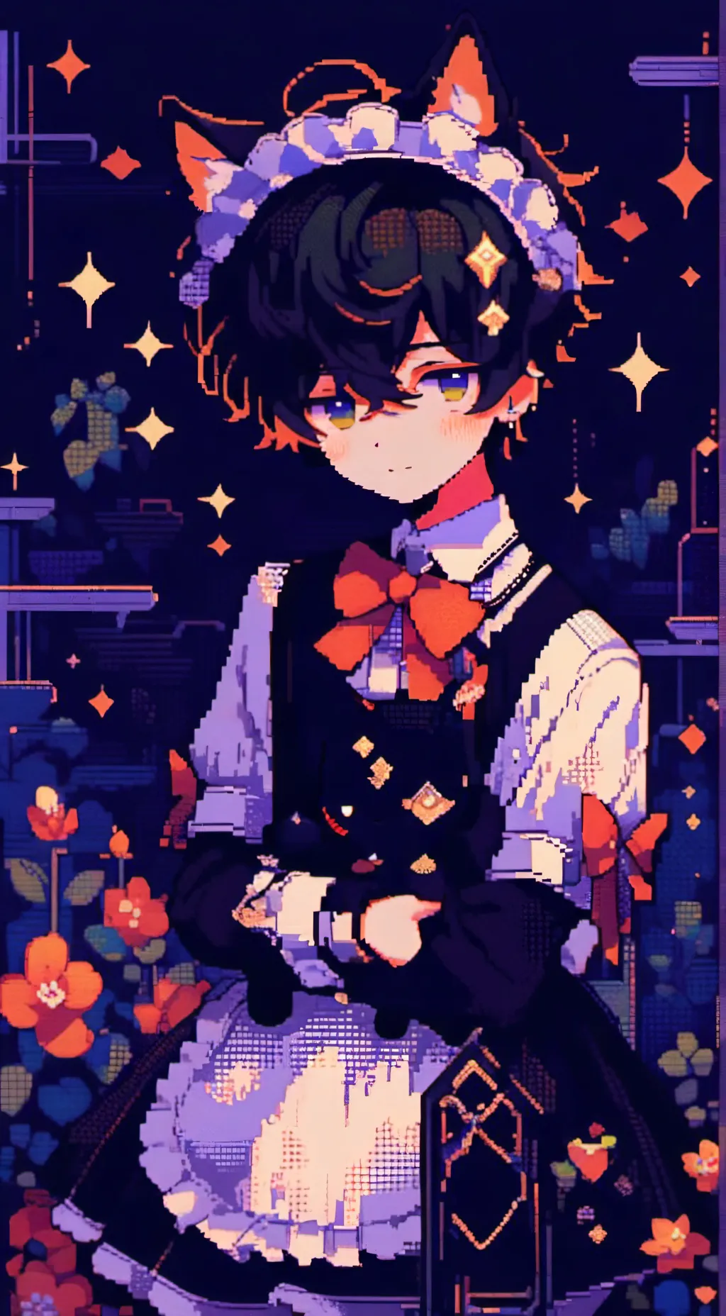 ai character: 💙Andrew🌌 background