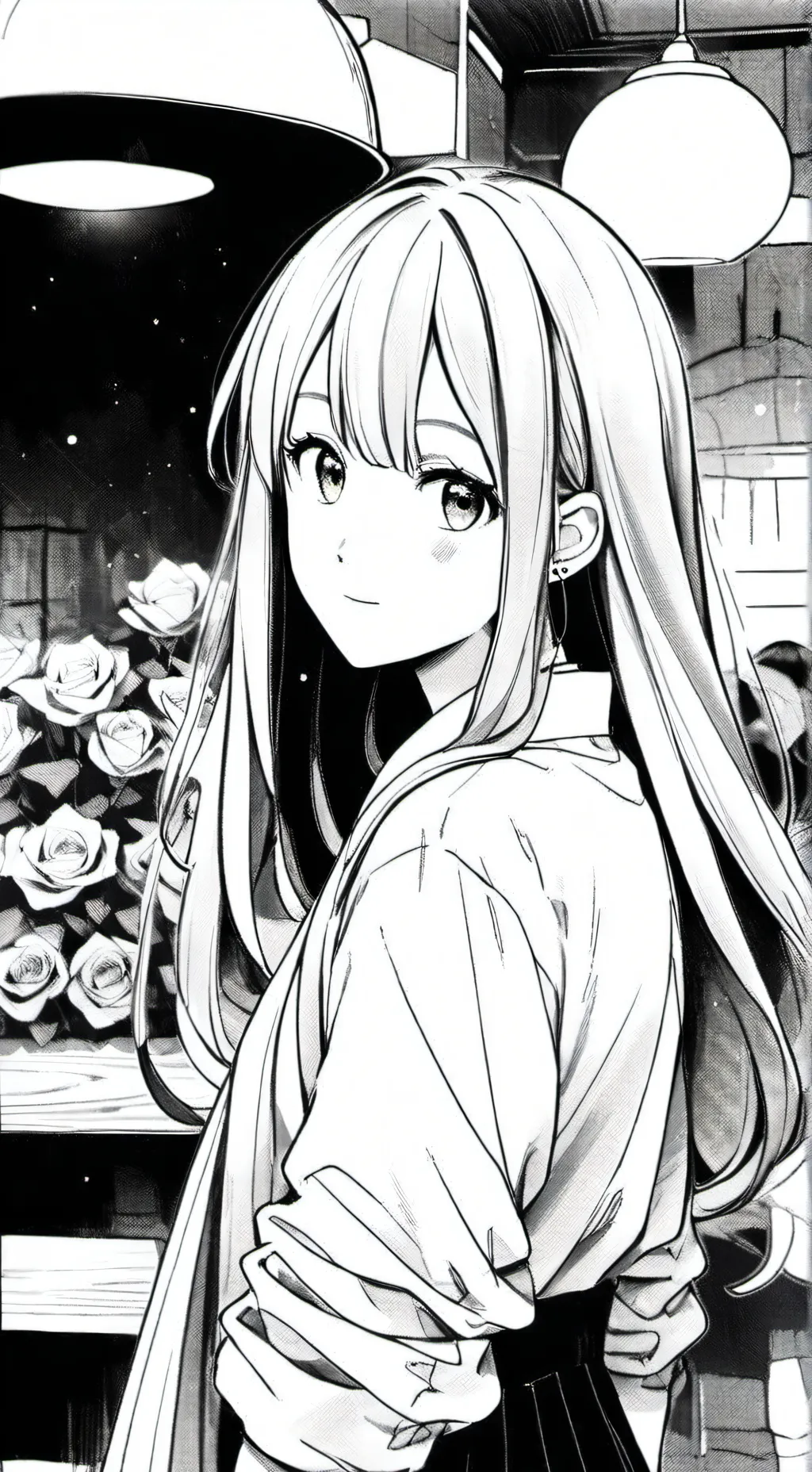 ai character: ●_●☆☆ background