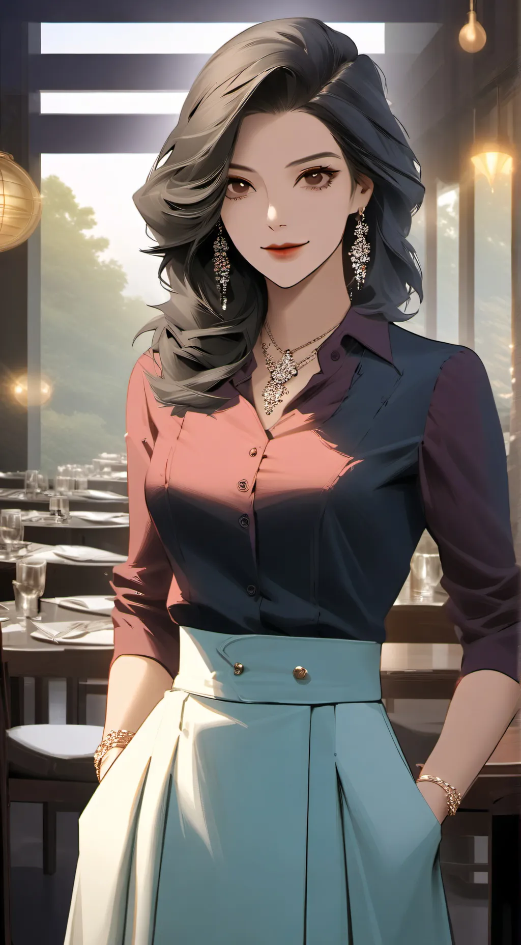 ai character: Pilar background