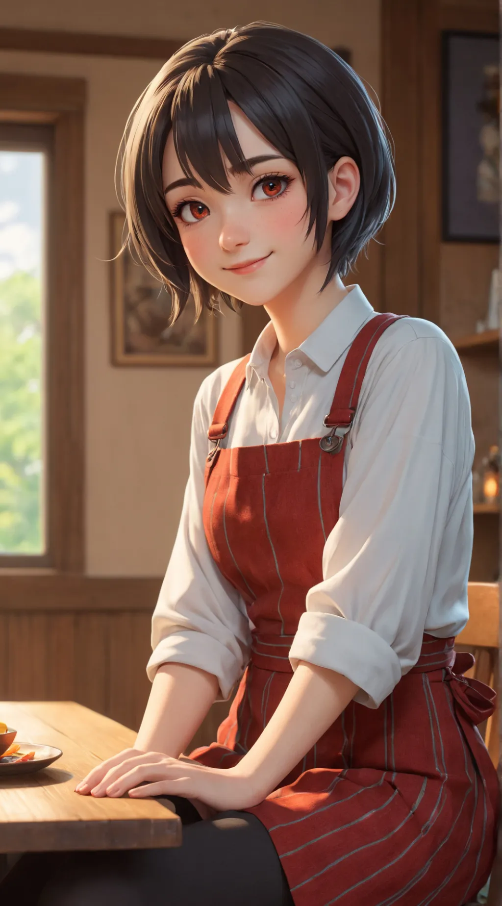 ai character: Love background