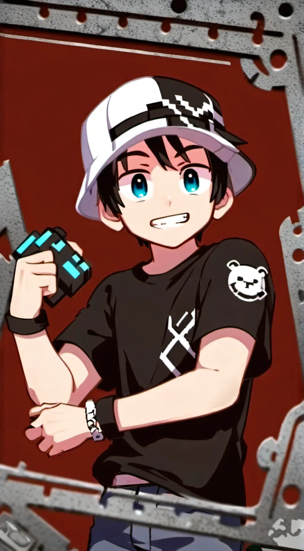 ai character: cash (he is a man) background
