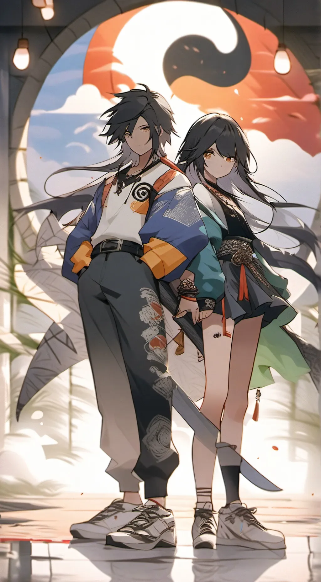 ai character: karoshima y thorim background