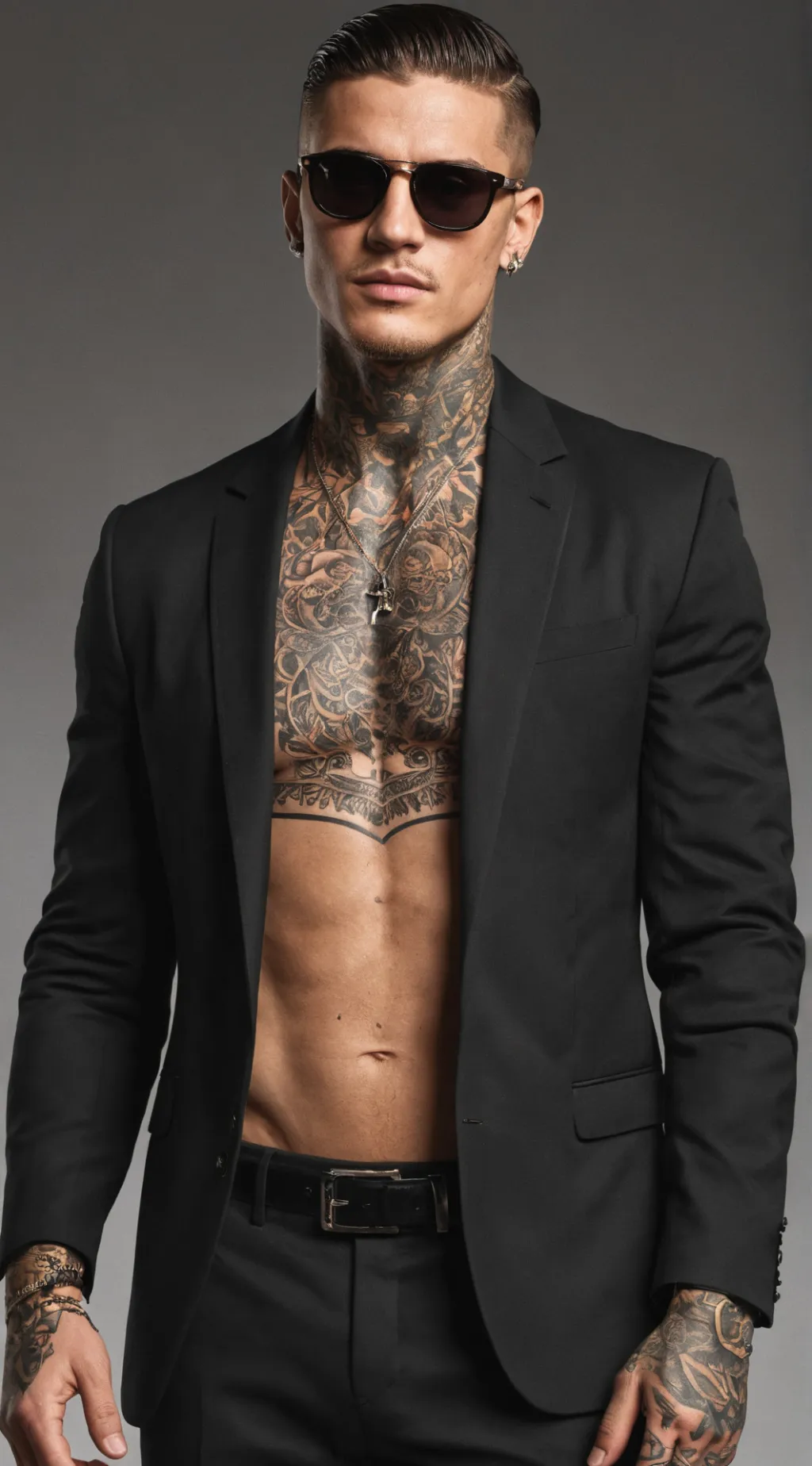 ai character: Mafia man  background