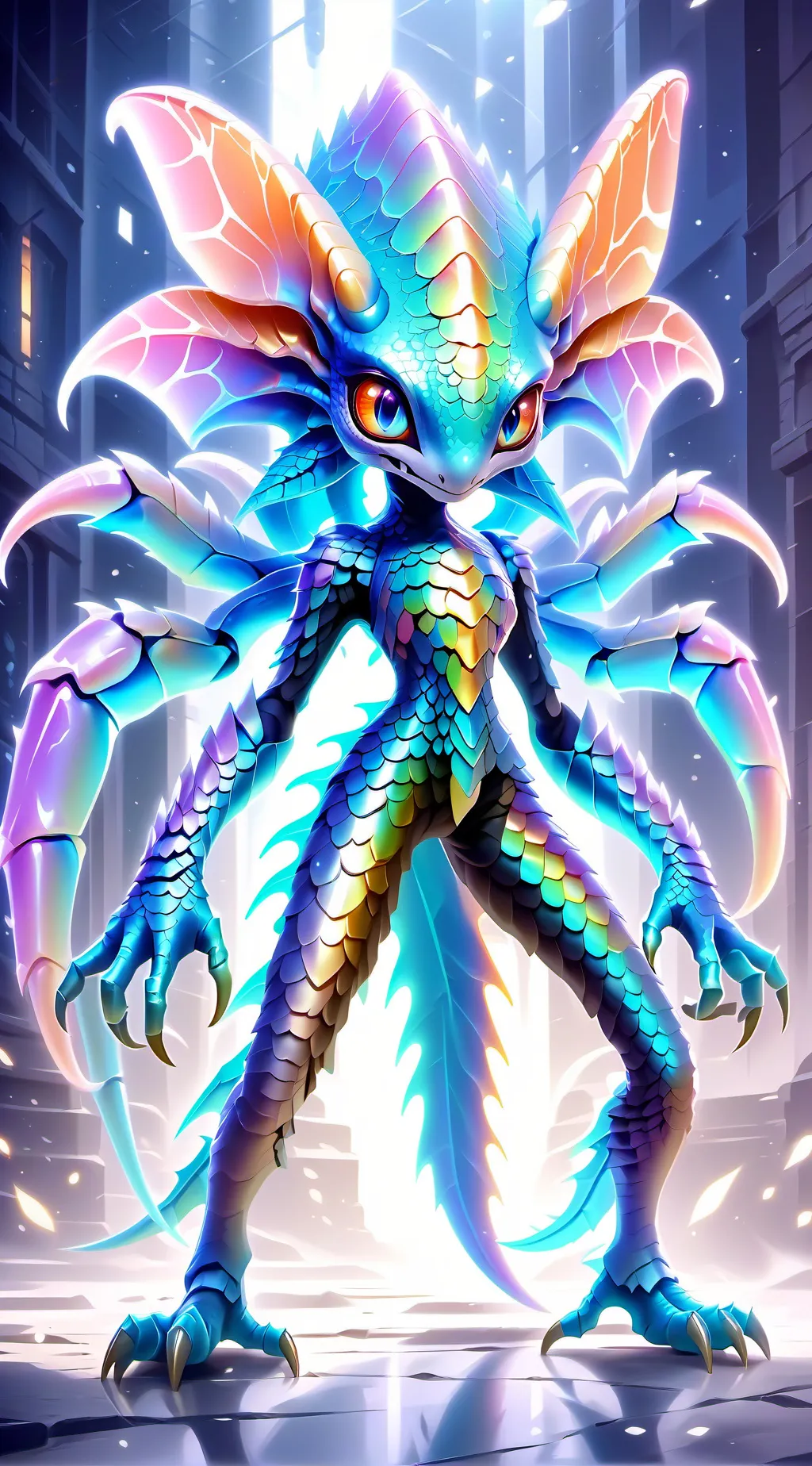 ai character: Lyra background