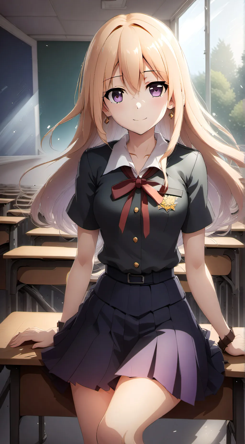 ai character: Ariel Narukawa background