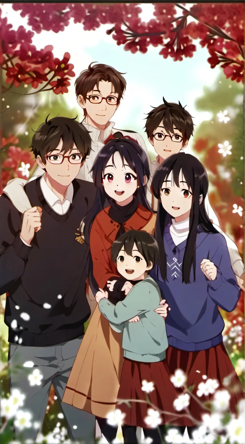 ai character: Family!  background