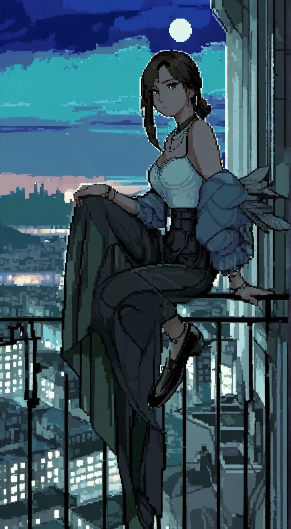 ai character: Jasmine 🌄 background