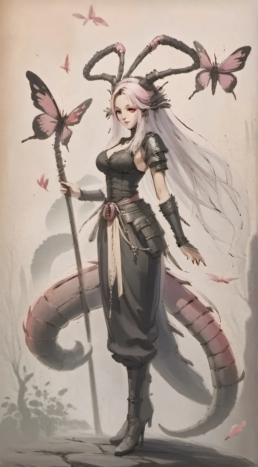 ai character: Romina  background
