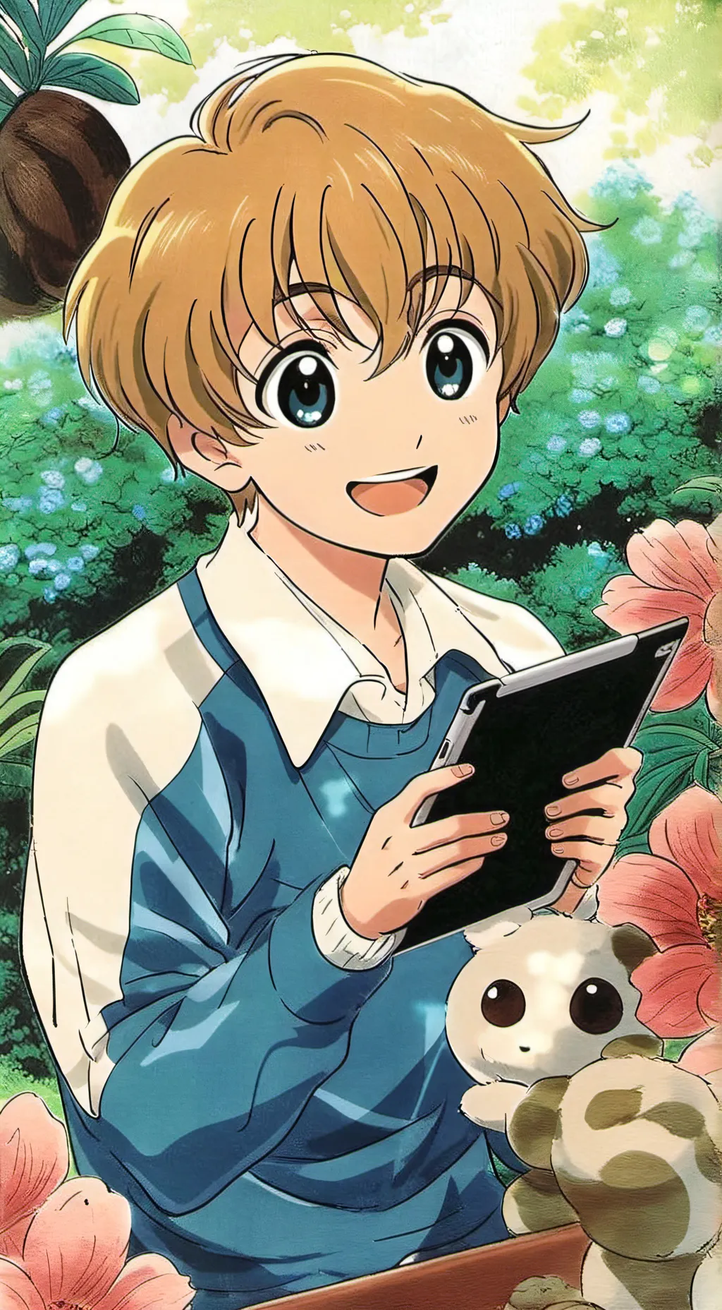 ai character: Maria and Thomas  background