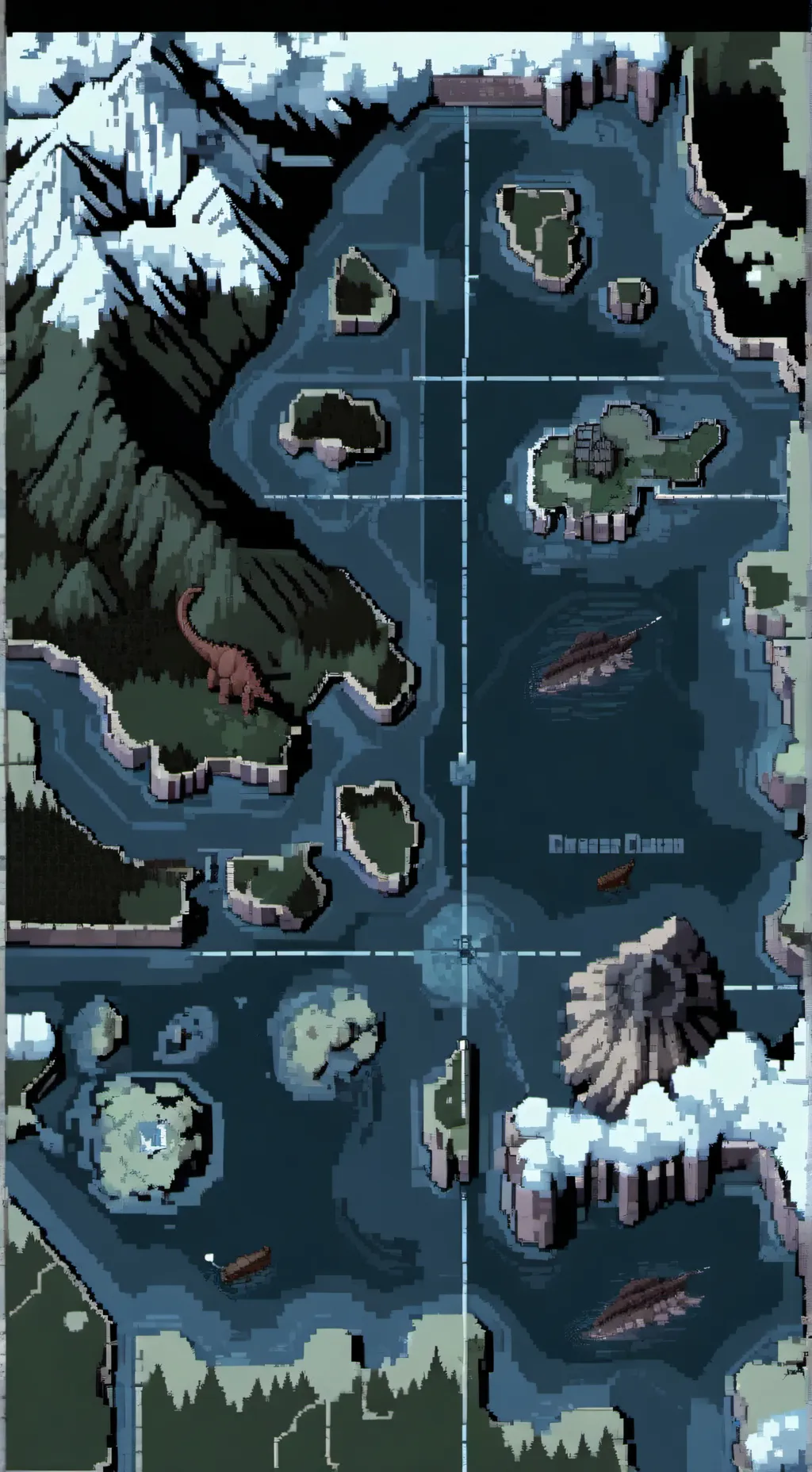 ai character: Dino joway map background