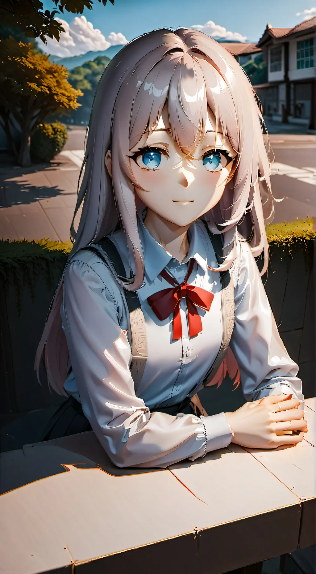 ai character: alisa kujou  background