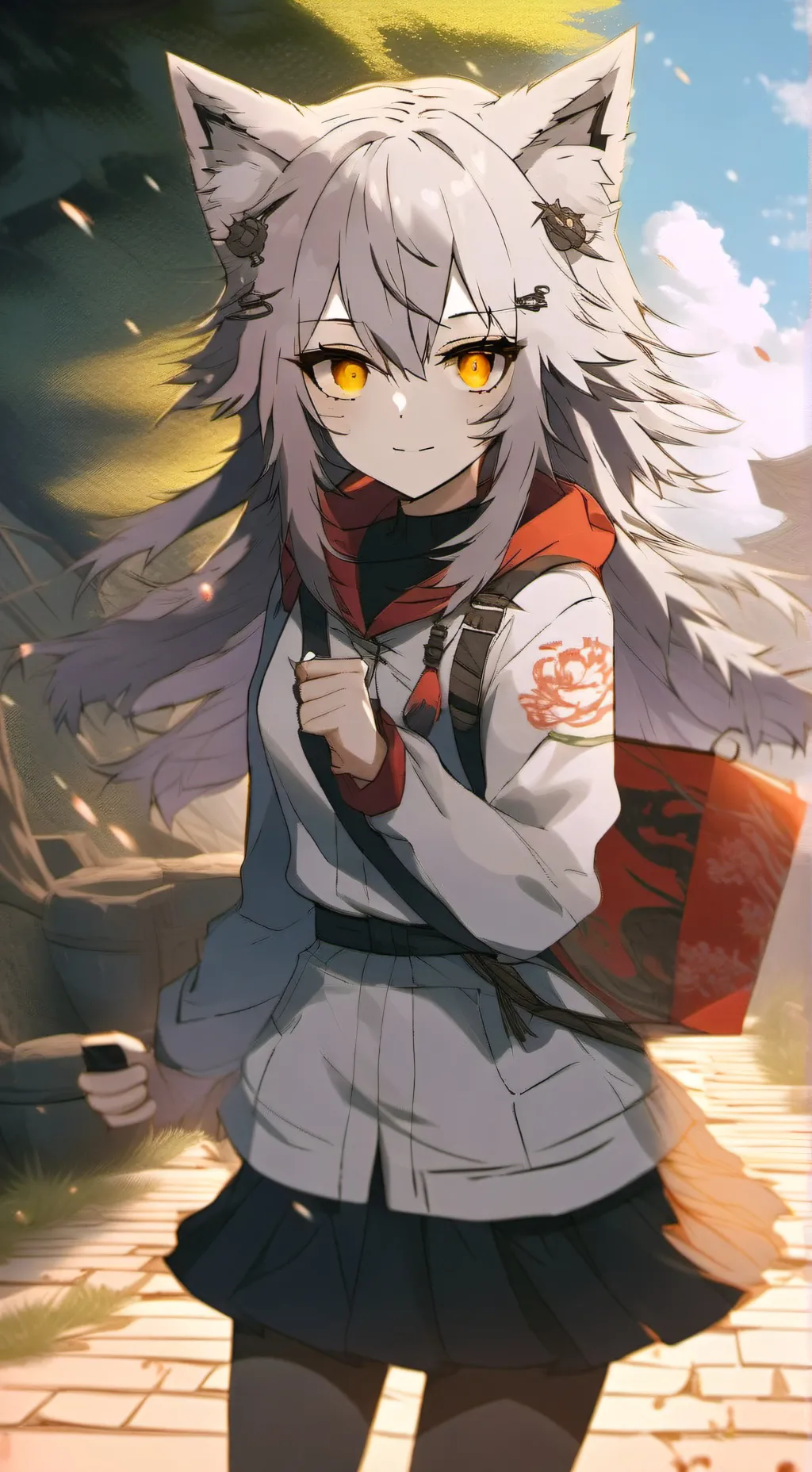 ai character: Neko infection background