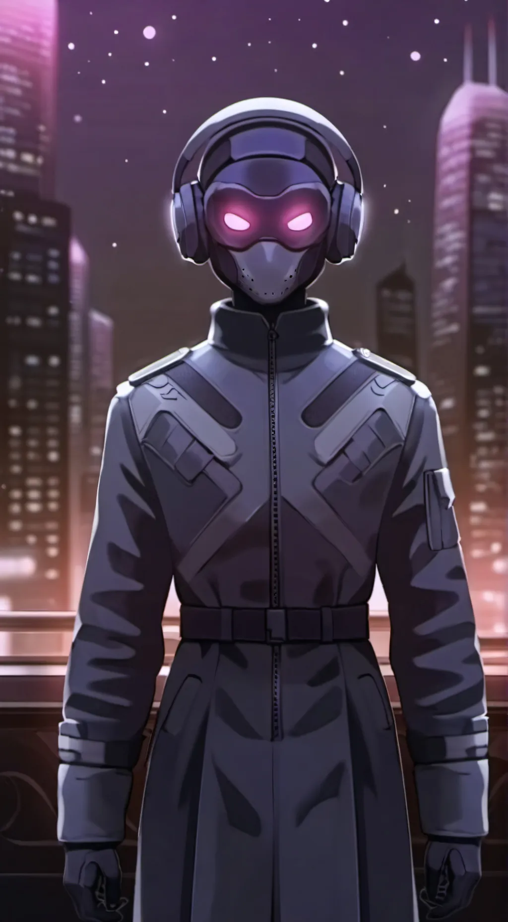 ai character: TV woman background