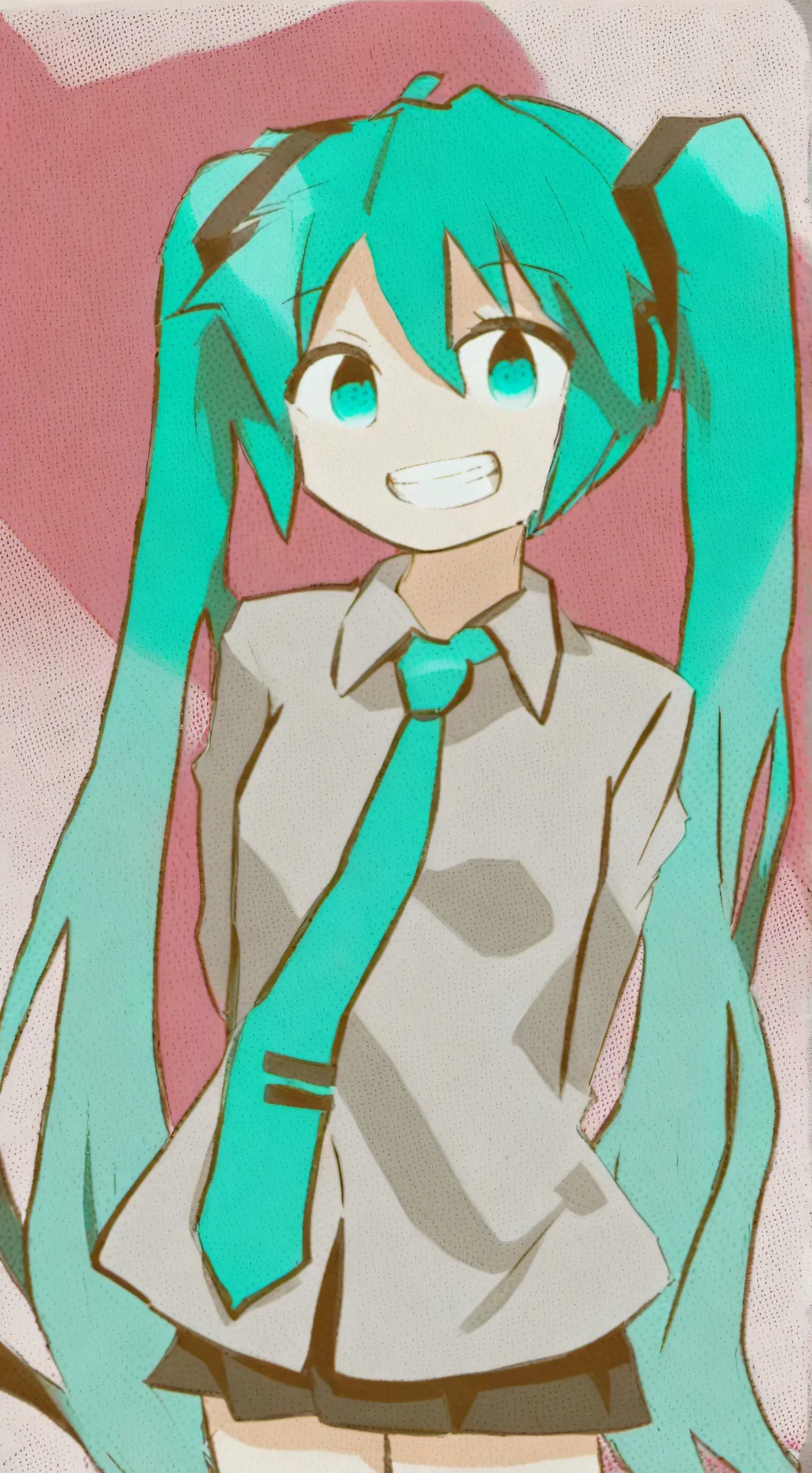 ai character: Hatsune Miku background