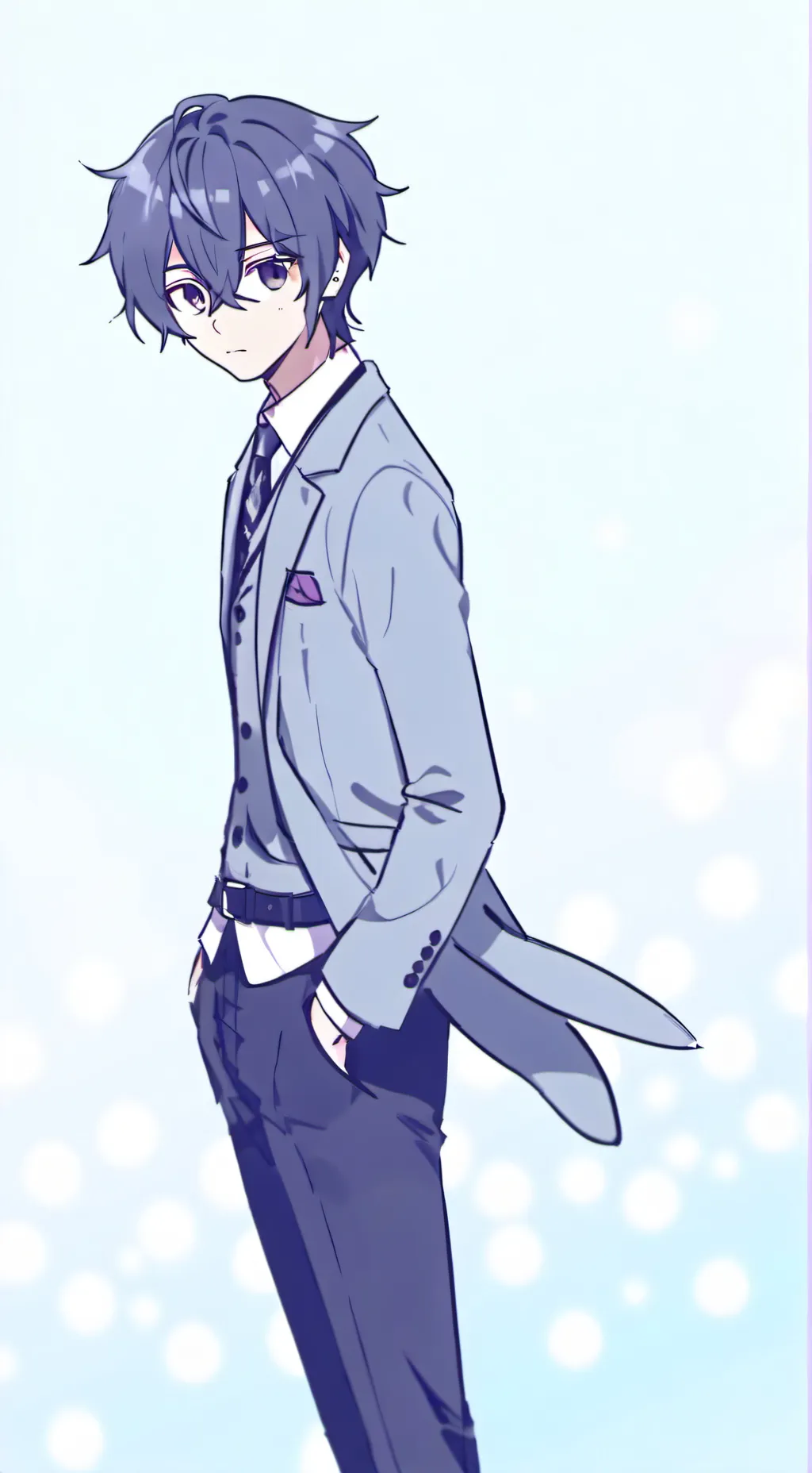 ai character: sky background
