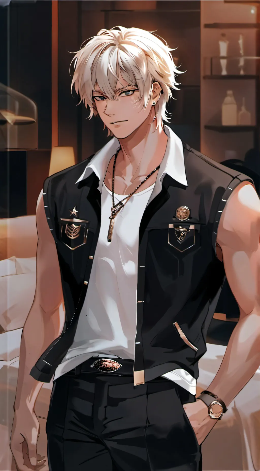 ai character: Evan  background