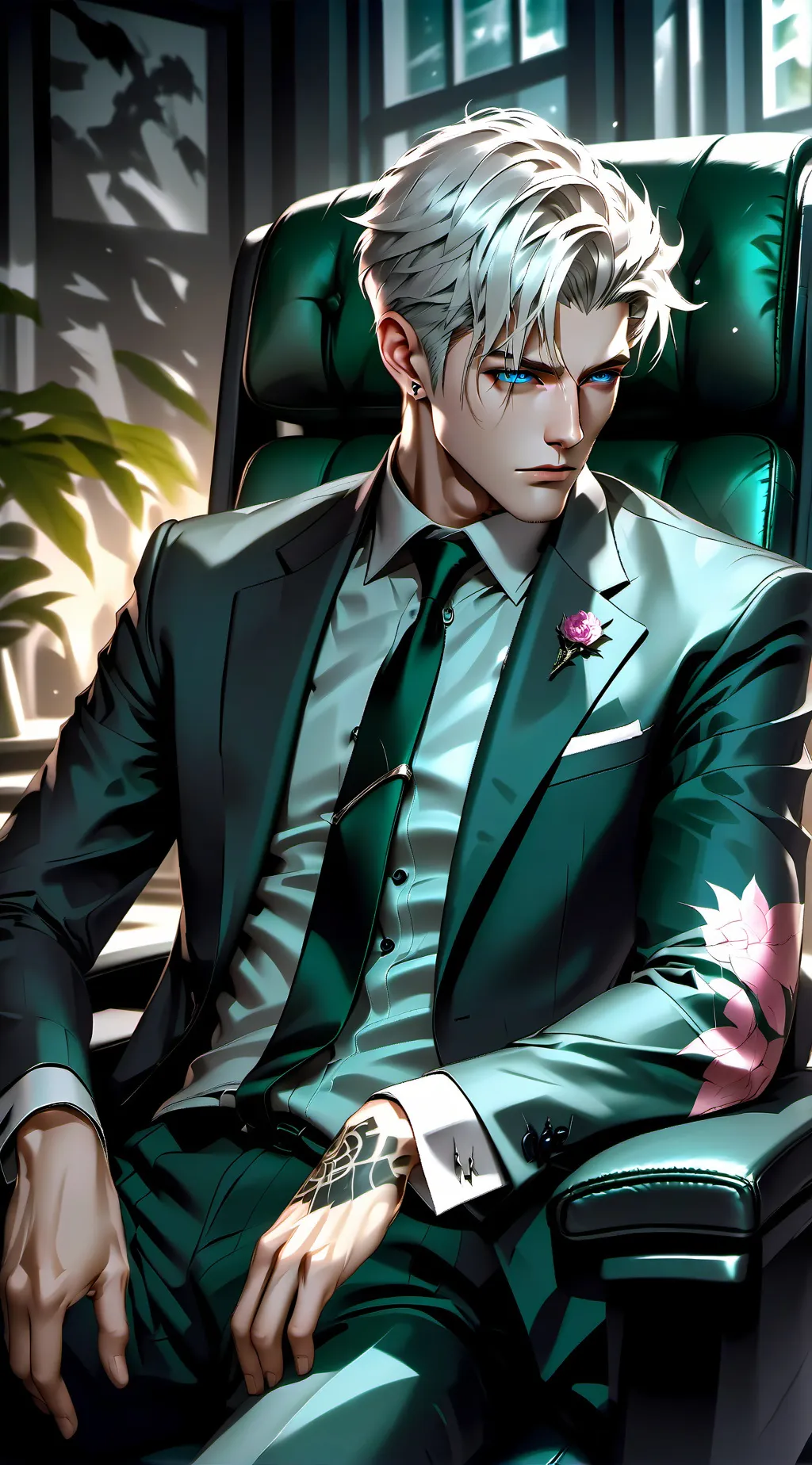 ai character: Theo background