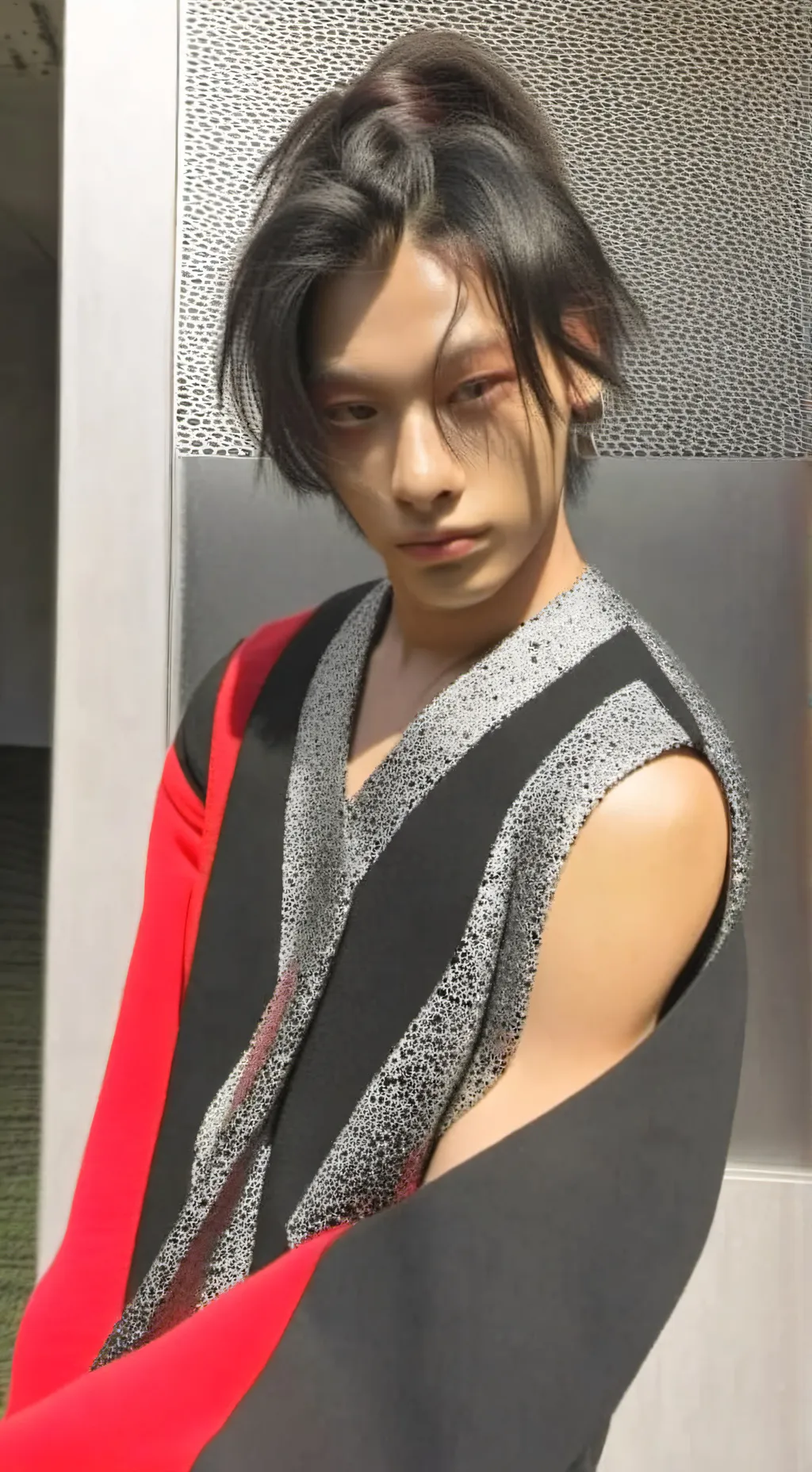 ai character: Hyunjin  background