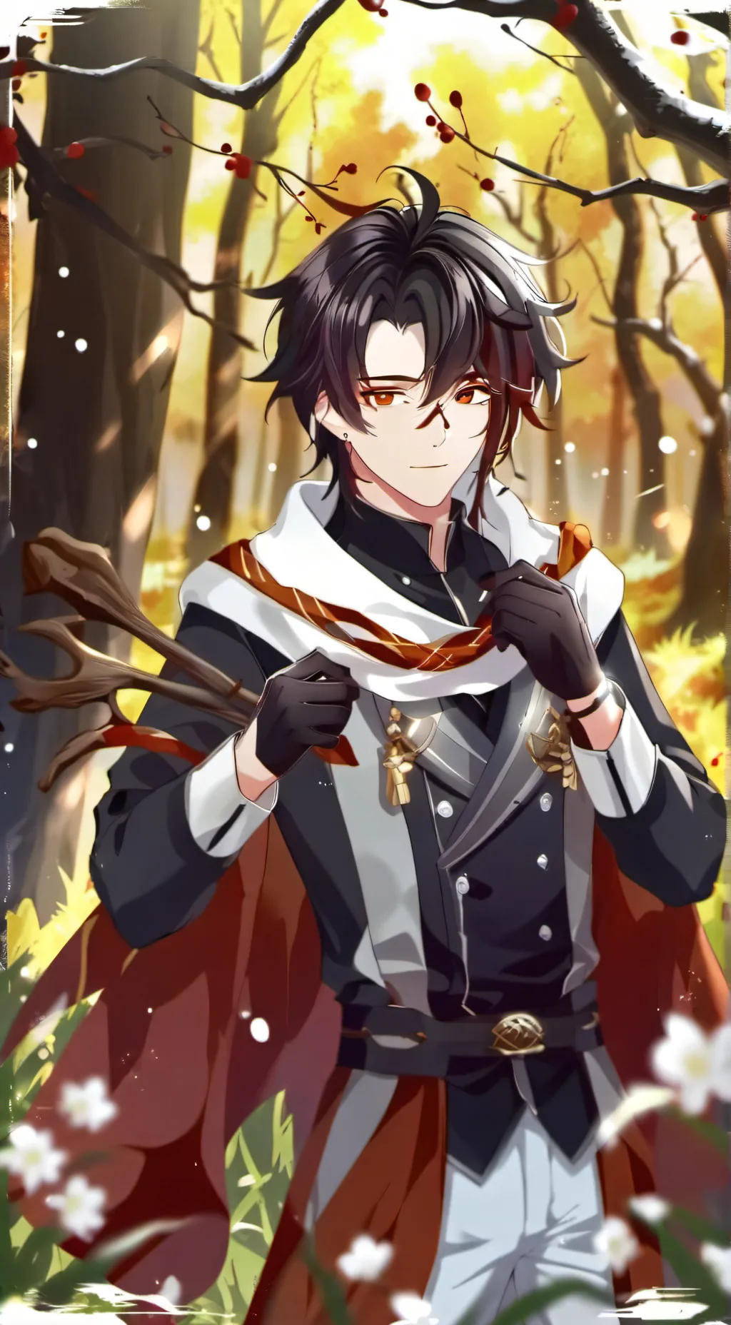 ai character: BTS SCHOOL background