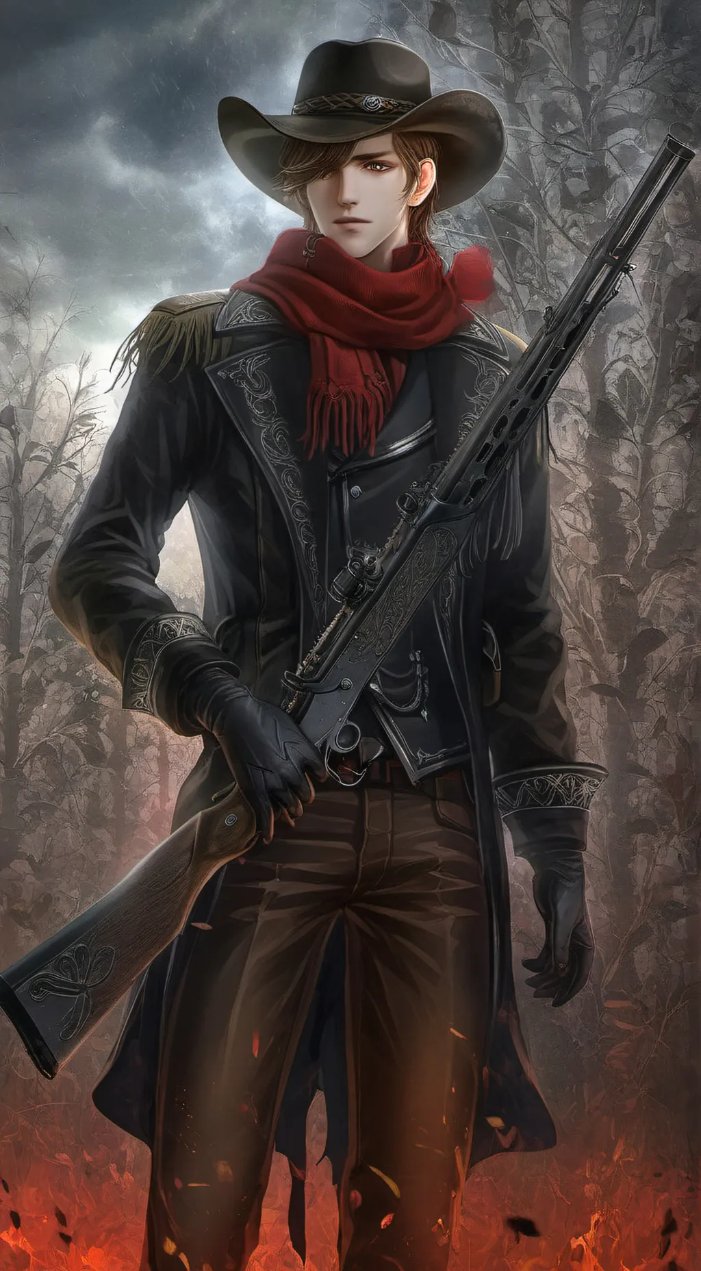 ai character: gunslinger background