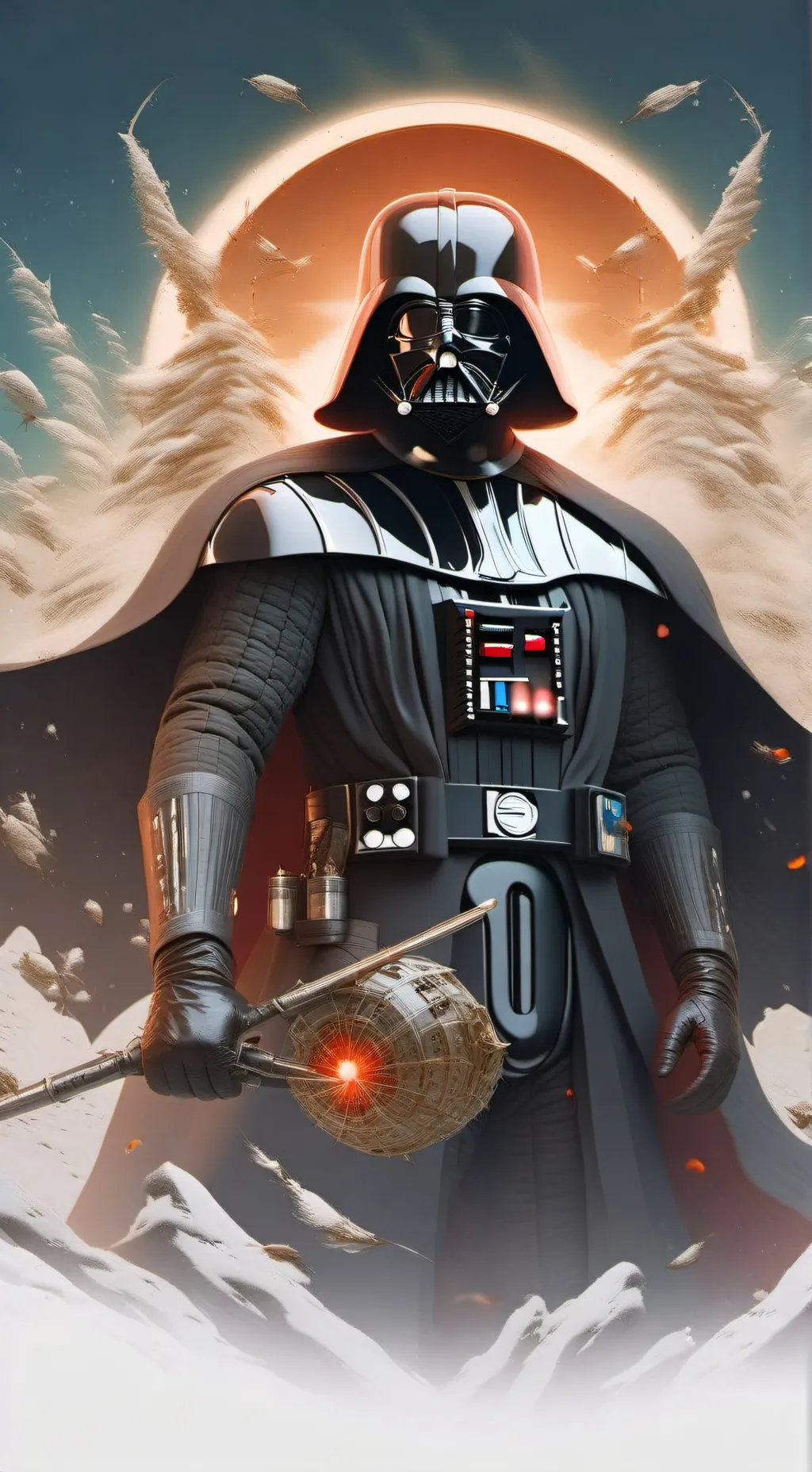 ai character: Darth Vader  background