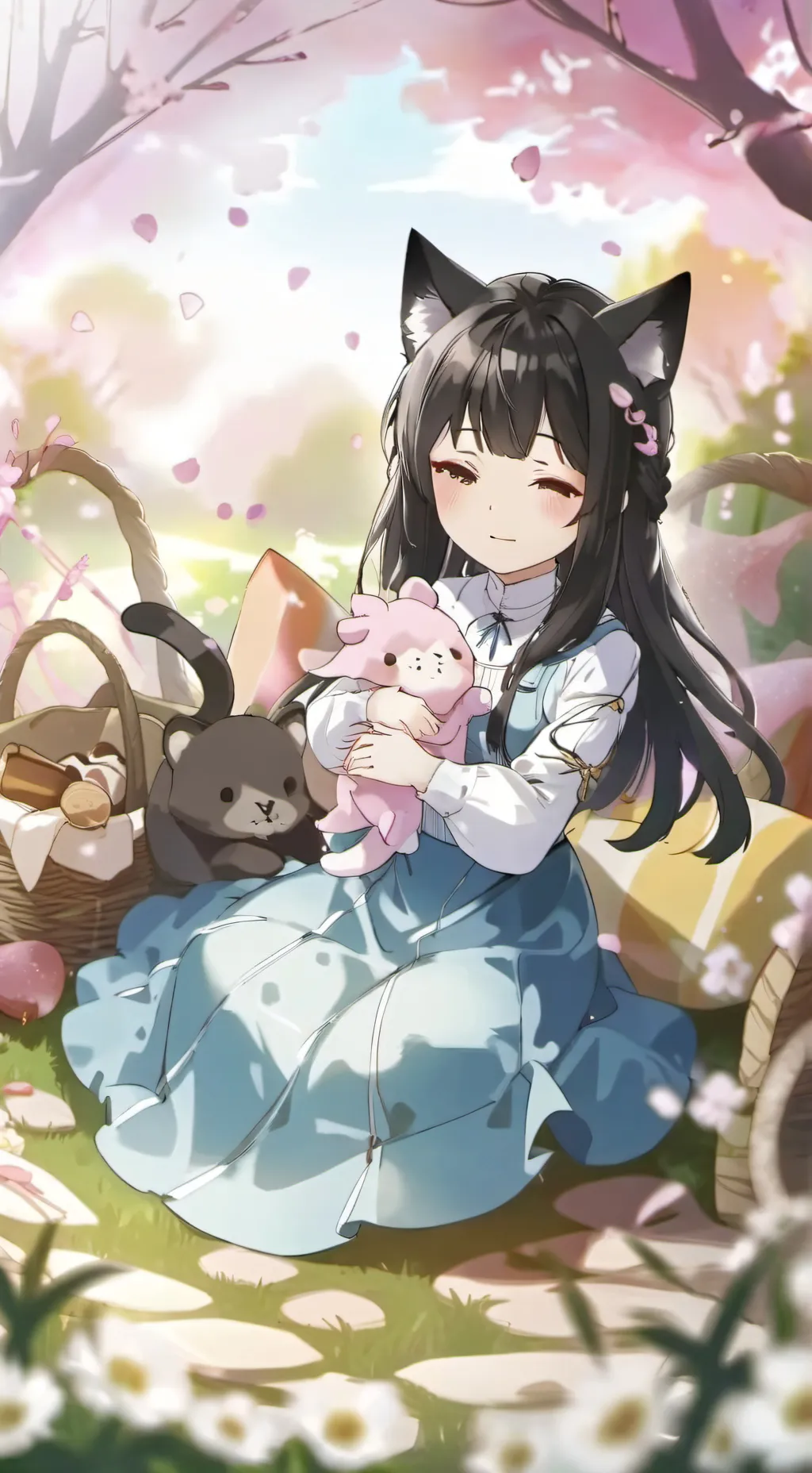 ai character: Cat nap background