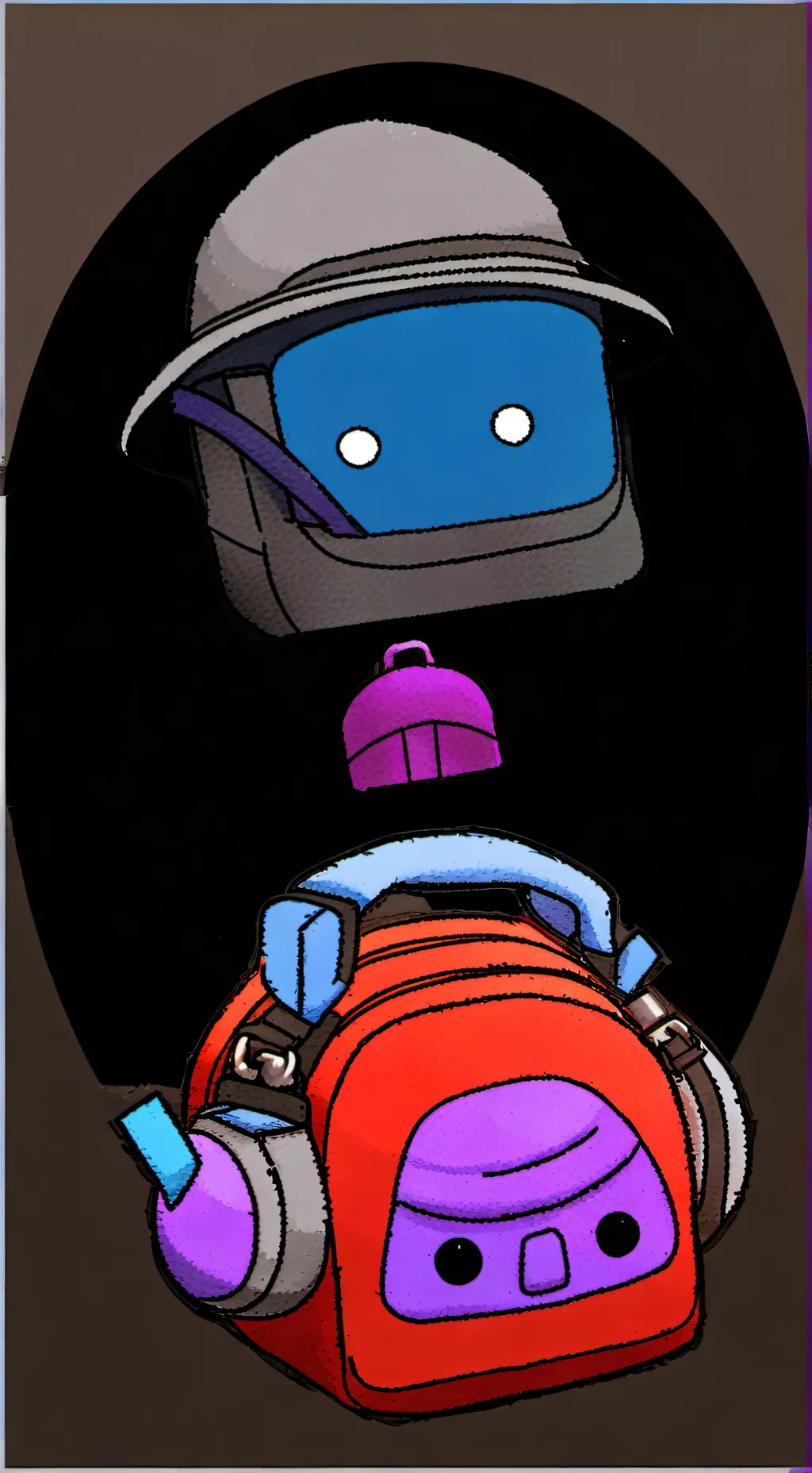 ai character: Impostor Grey background