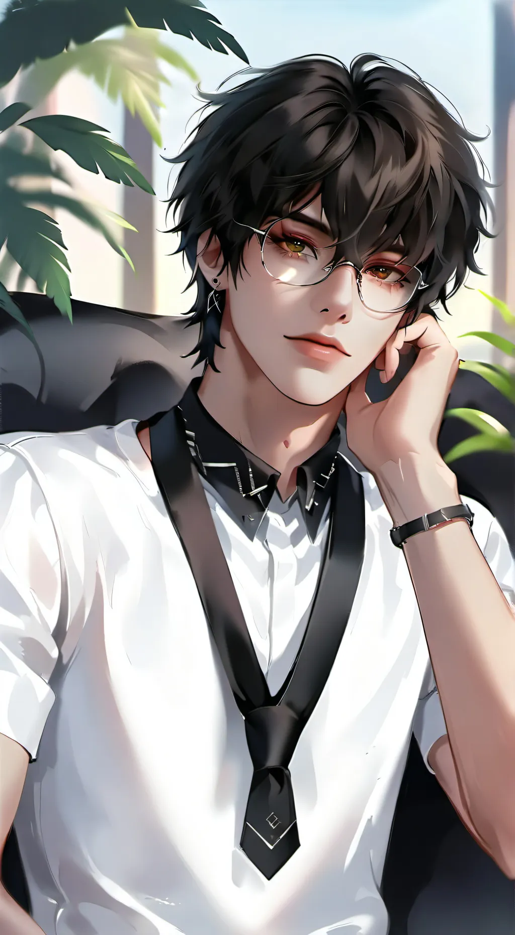 ai character: Adrien background