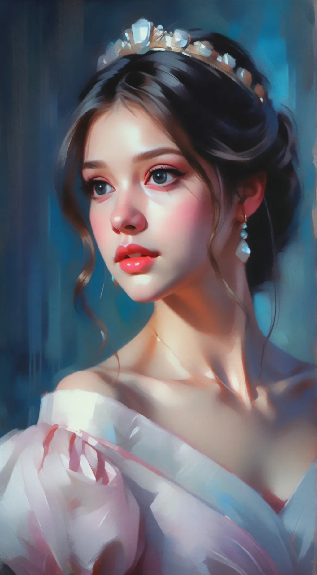 ai character: Princess Delphine  background