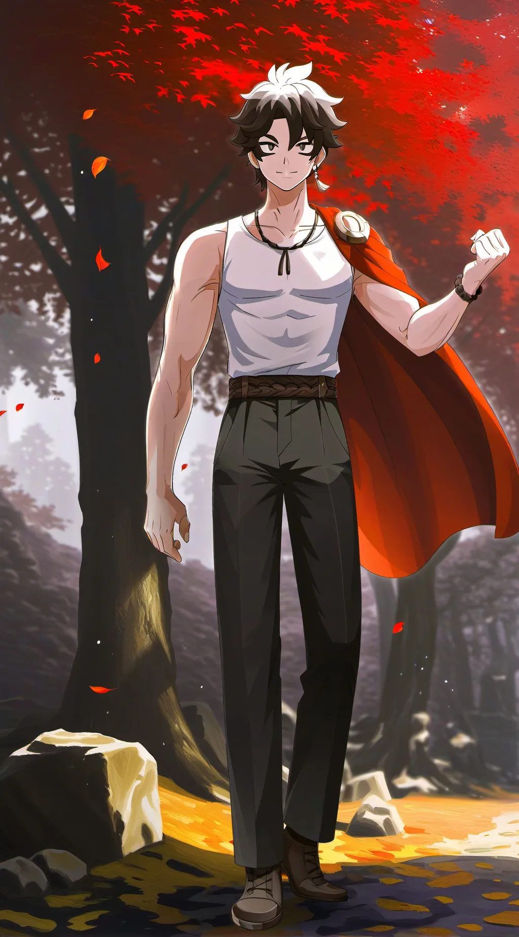 ai character: reymix background
