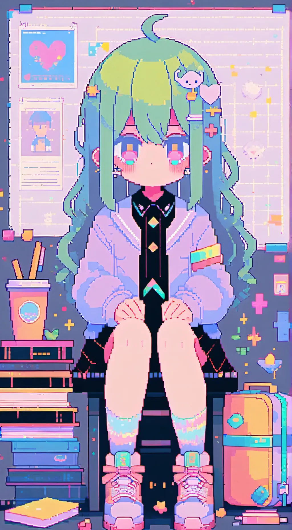 ai character: go to school(fpe) background