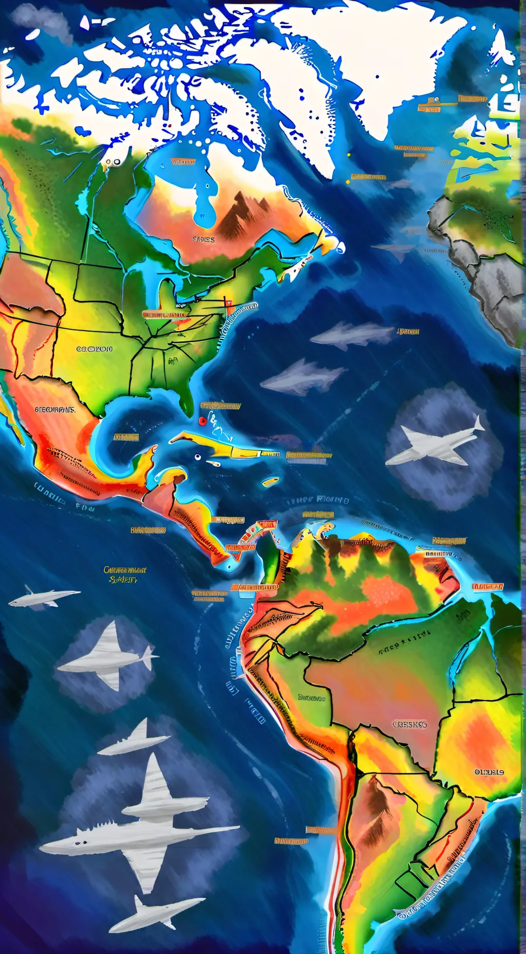 ai character: Cenozoic XYZ background