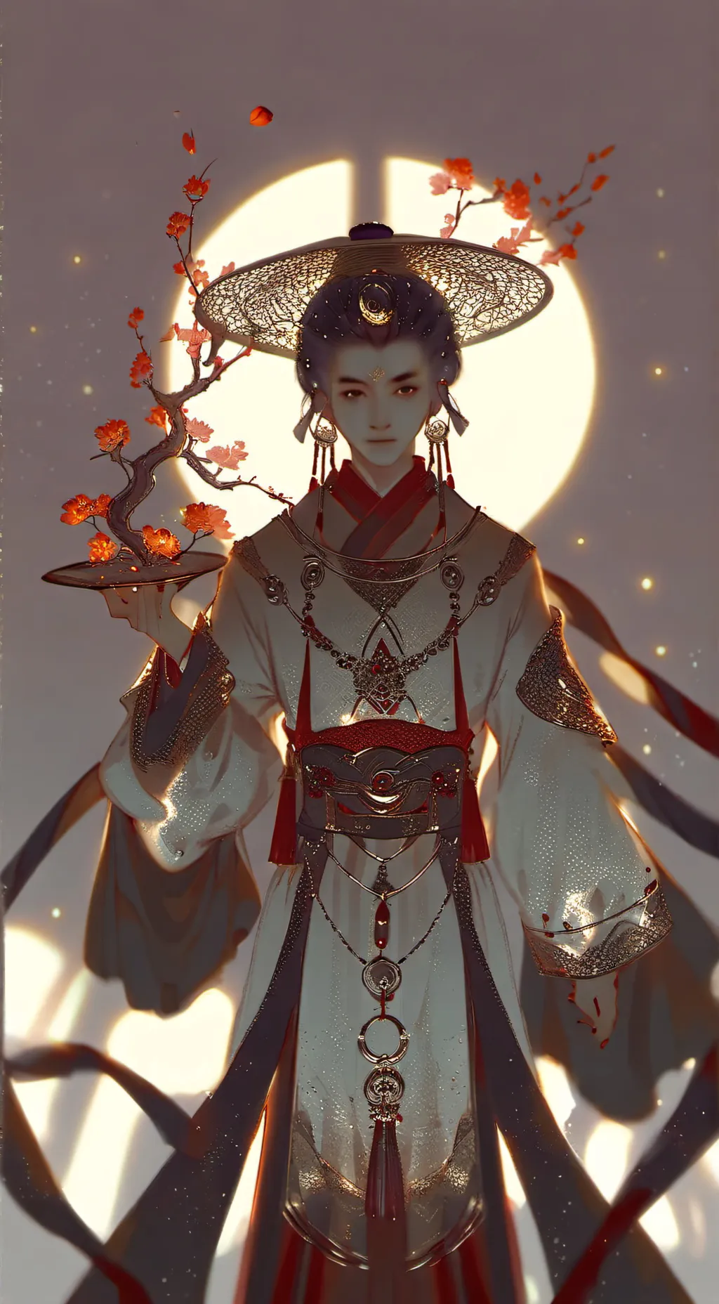 ai character: shadow milk  background