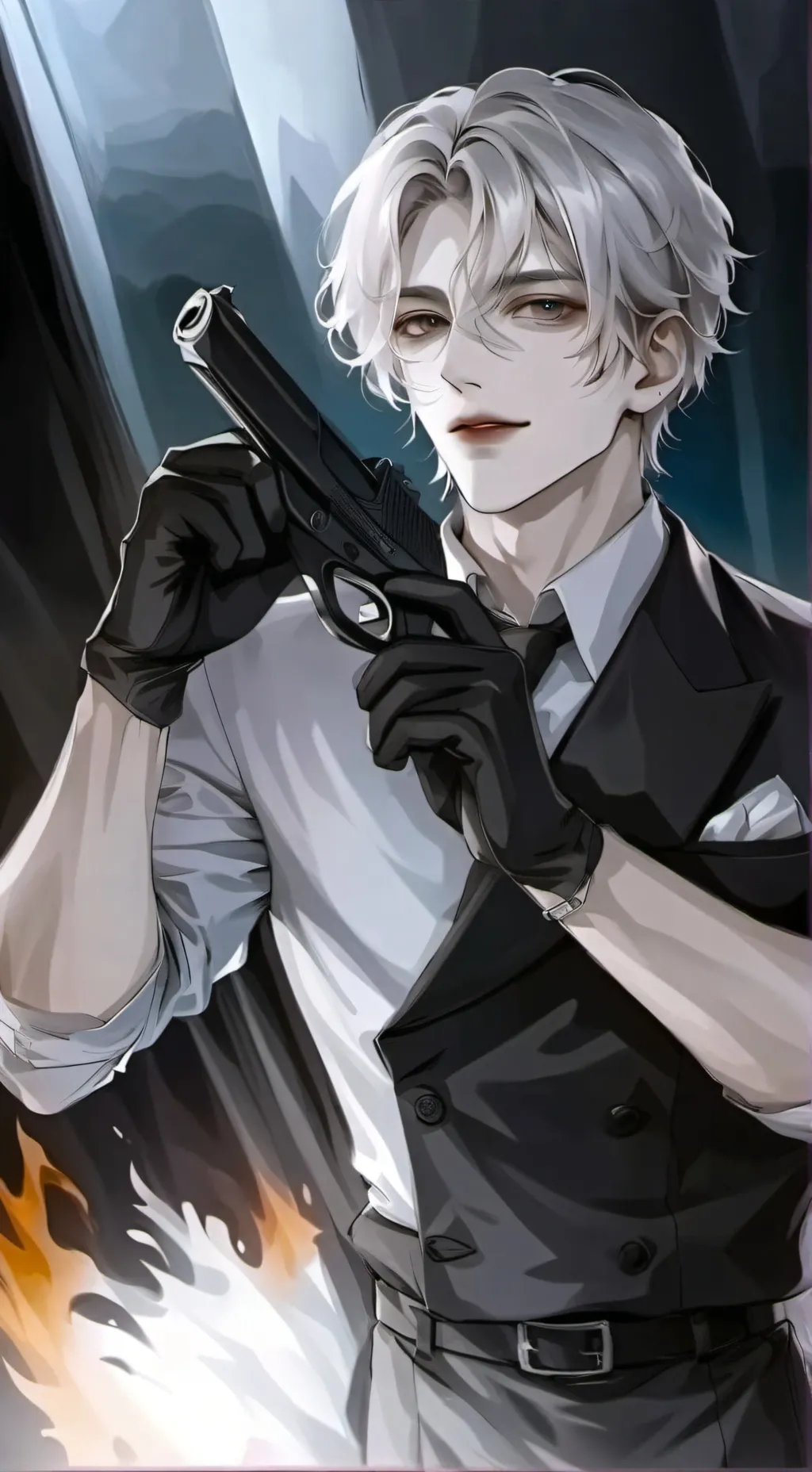 ai character: Fuji Sakamaki background